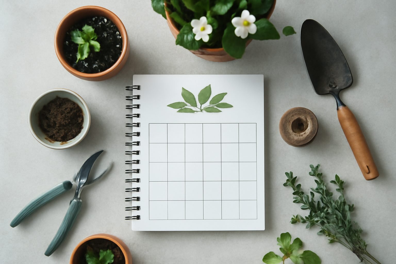 Anzuchtkalender für das Gartenjahr erstellen