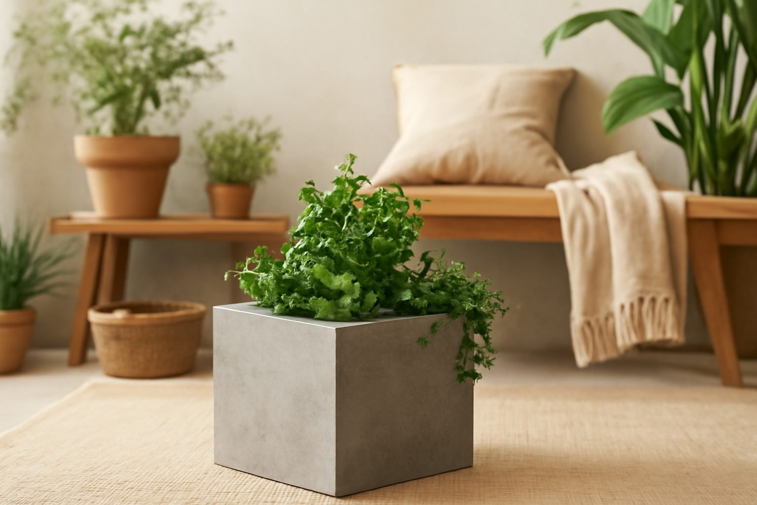 Beton gießen für den Garten: kreative Formen & Ideen