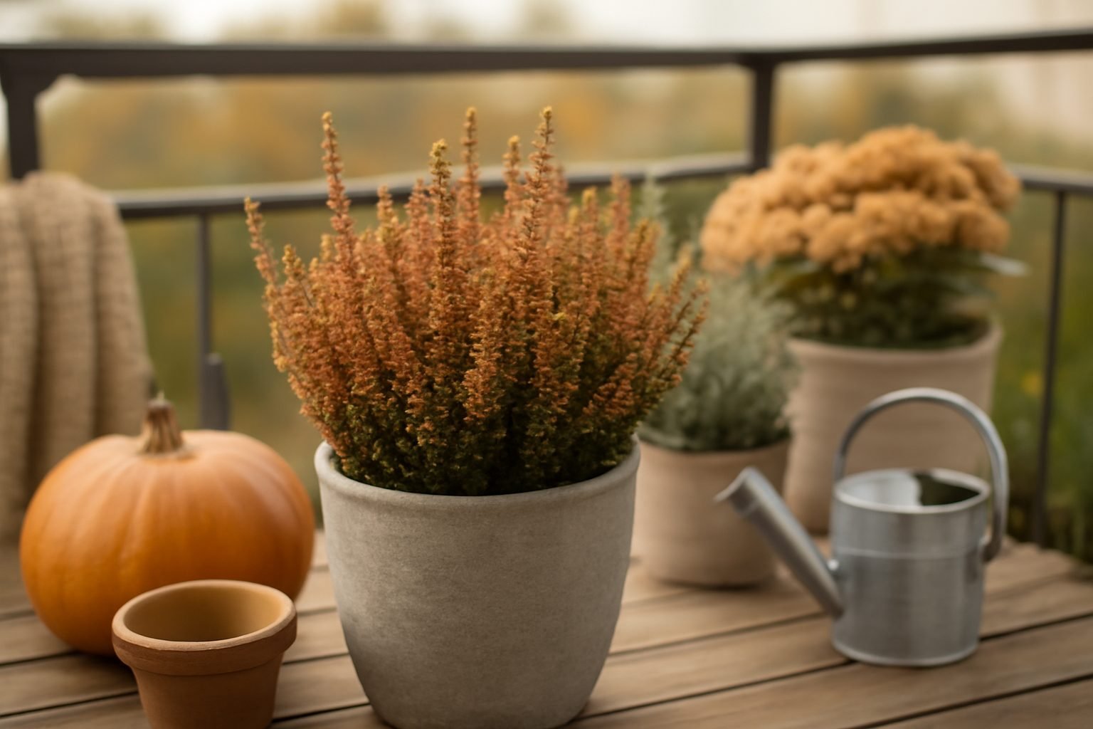 Bilder Herbstbepflanzung für den Balkon