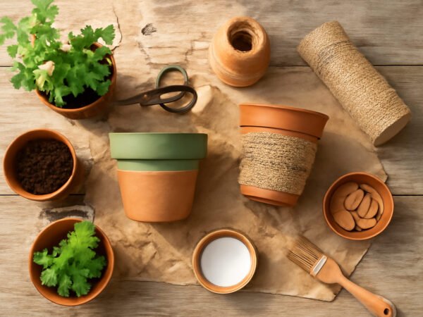 Blumentoepfe Upcycling Ideen für den Garten