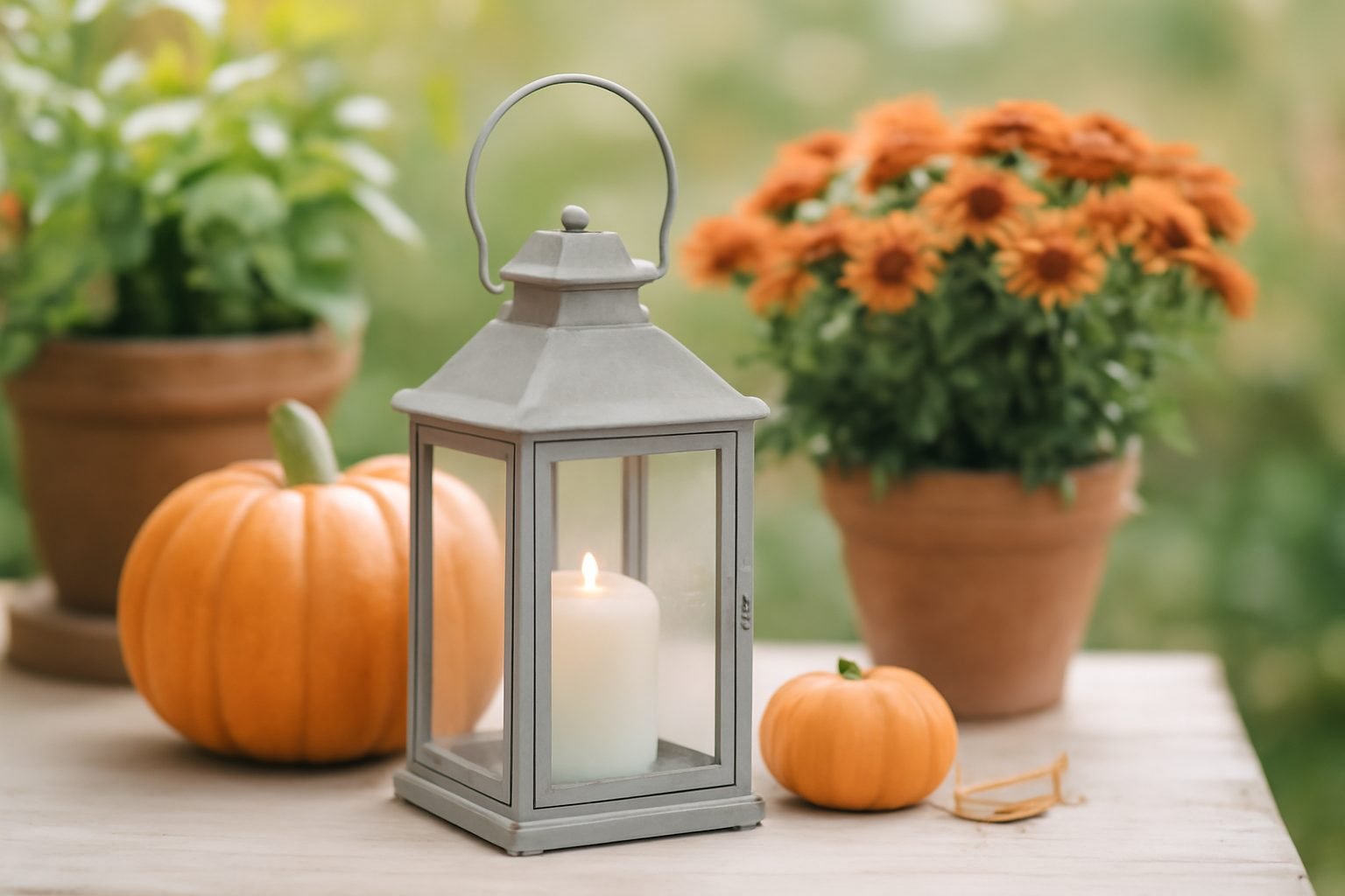 Deko Ideen Garten Herbst — 20 einfache Varianten