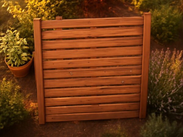 Einfachen Sichtschutz für den Garten selber bauen