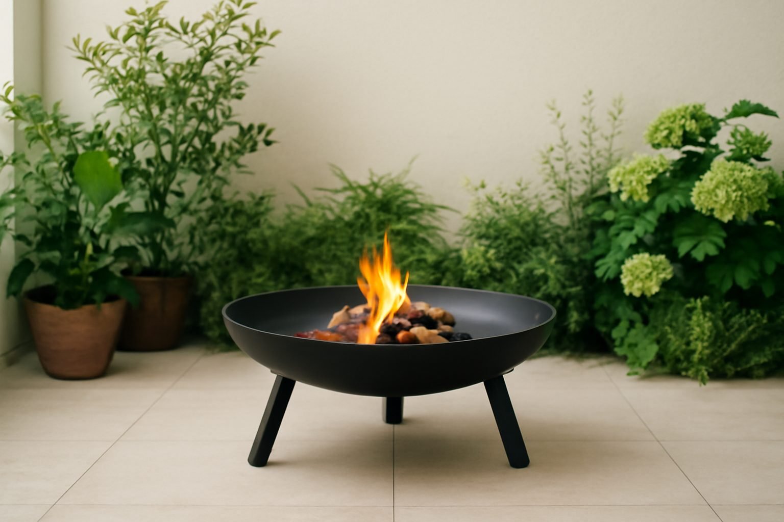 Feuerstelle aus Stein für den Garten — 15 einfache Varianten