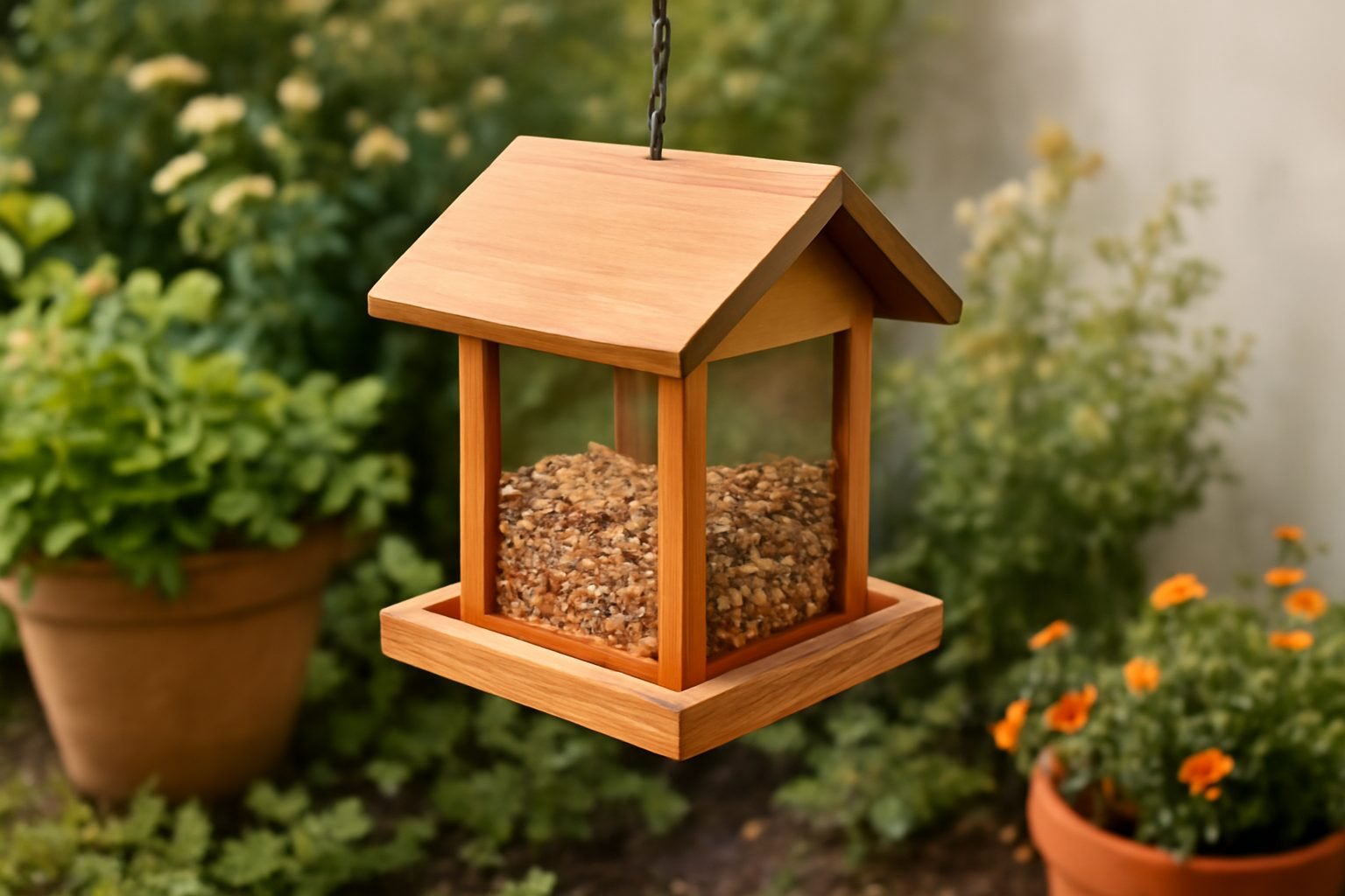 Futterglocke für Vögel selber machen in 6 Schritten