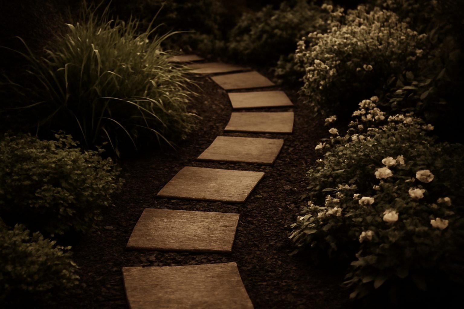 Gartenweg gestalten günstig ohne teure Anschaffung