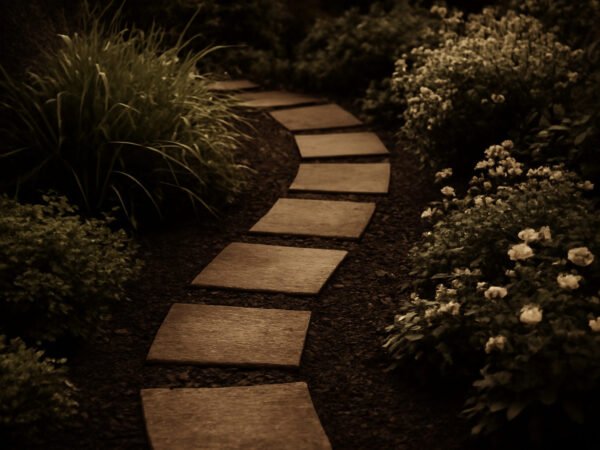 Gartenweg gestalten günstig ohne teure Anschaffung