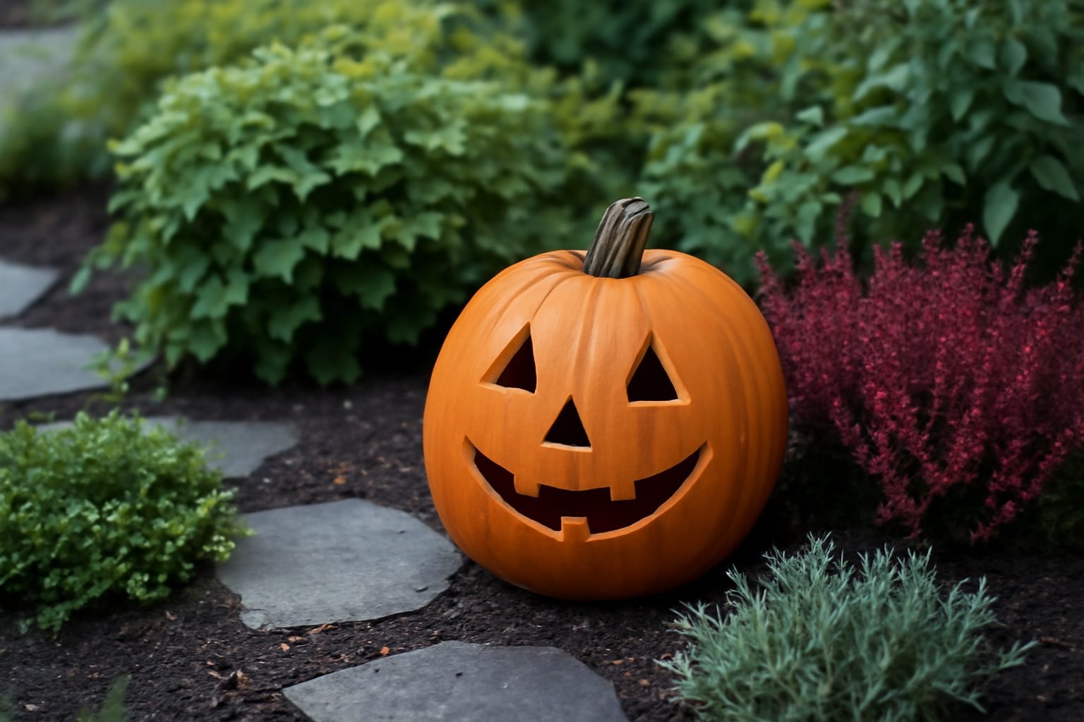 Halloween basteln Dekoration für den Garten in 6 Schritten