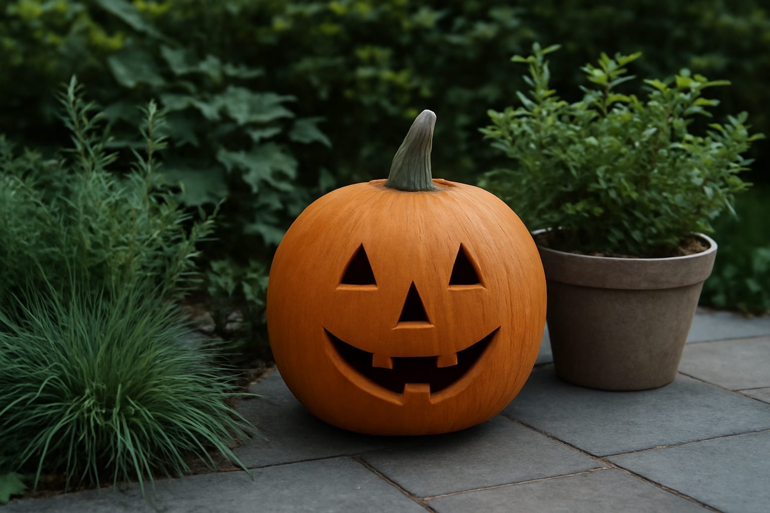 Halloween Beleuchtung für den Garten ohne teure Anschaffung