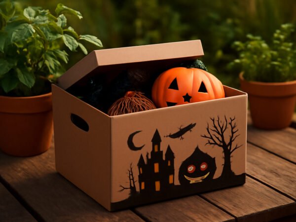 Halloween Deko aufbewahren für das nächste Jahr