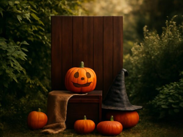 Halloween Fotoecke im Garten gestalten — so geht es richtig