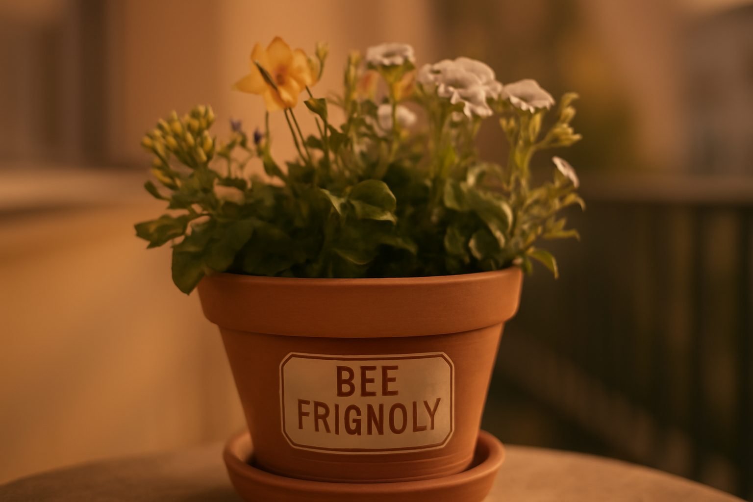 Herbstbepflanzung Balkon Bienenfreundlich