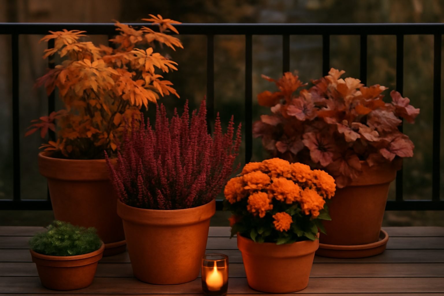 Herbstbepflanzung Balkon Insektenfreundlich