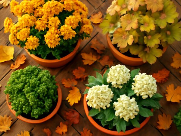Herbstbepflanzung Balkon Kübel in 6 Schritten