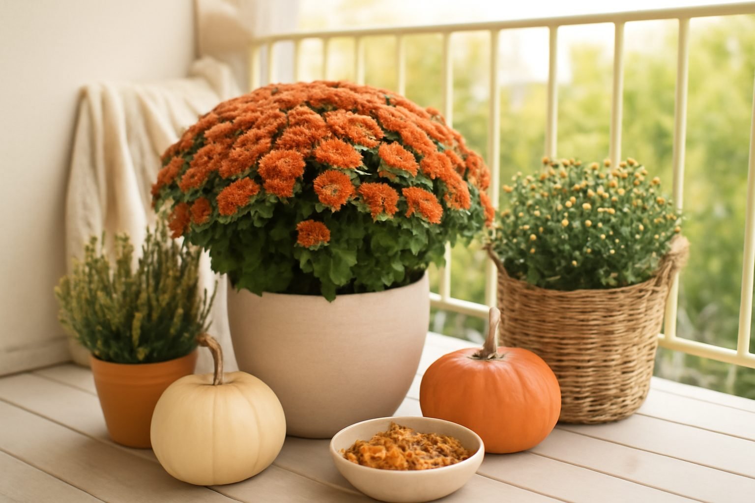 Herbstbepflanzung Balkon weiß: 15 Ideen zum Nachmachen