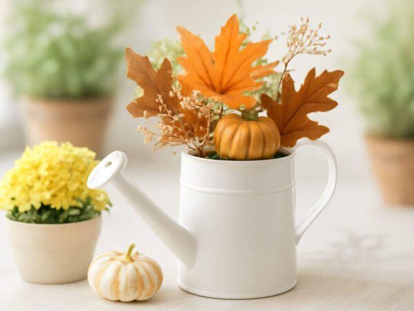 Herbstdeko basteln für den Garten — der Weg zum Ergebnis