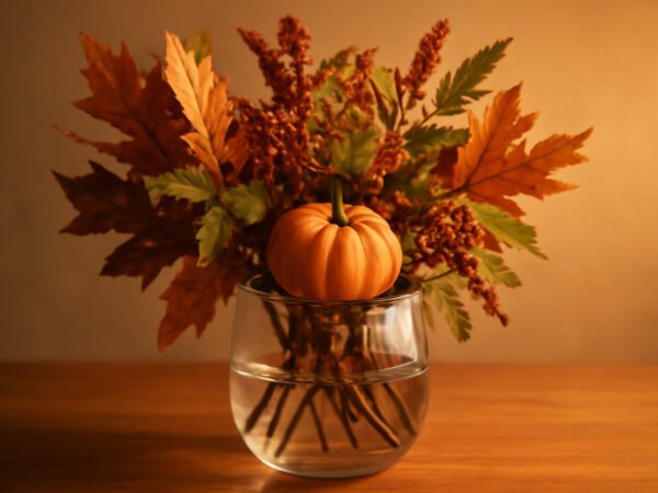 Herbstdeko im Glas: 6 Schritte zum Ergebnis