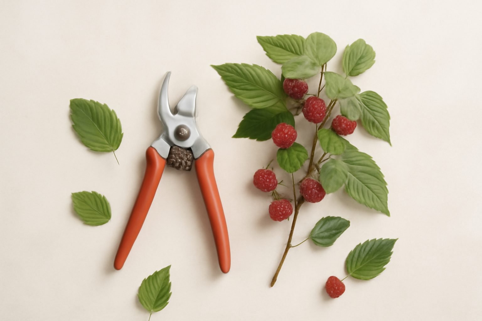 Herbsthimbeeren schneiden Anleitung ohne Vorkenntnisse