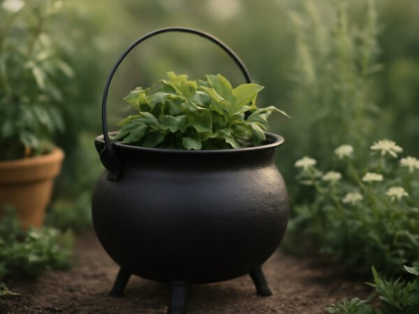 Hexenkessel Deko für den Garten ohne teure Anschaffung