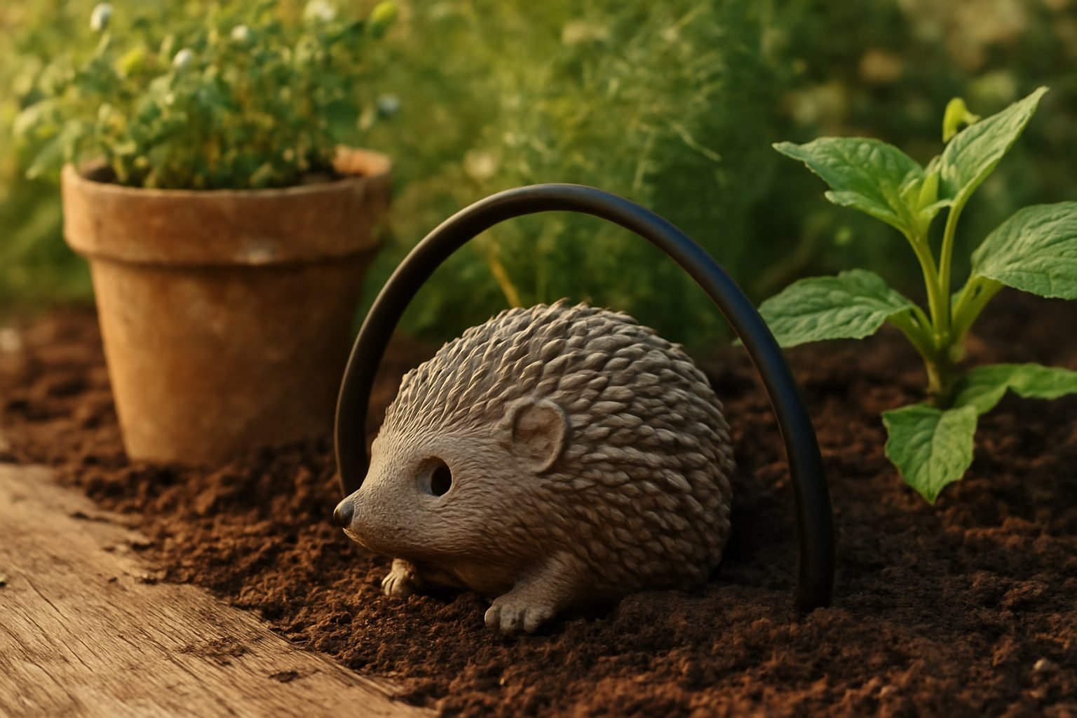 Igel im Garten an Silvester Schützen — 14 einfache Varianten