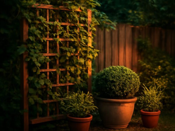 Immergruener Sichtschutz für den Garten