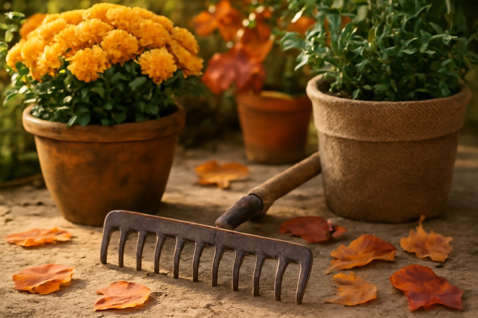 Selbstgemachte Herbstdeko für den Garten in 6 Schritten