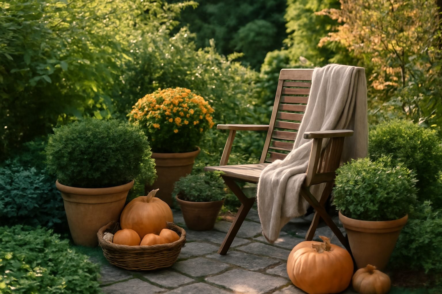 So machst du deinen Garten herbstlich gemütlich