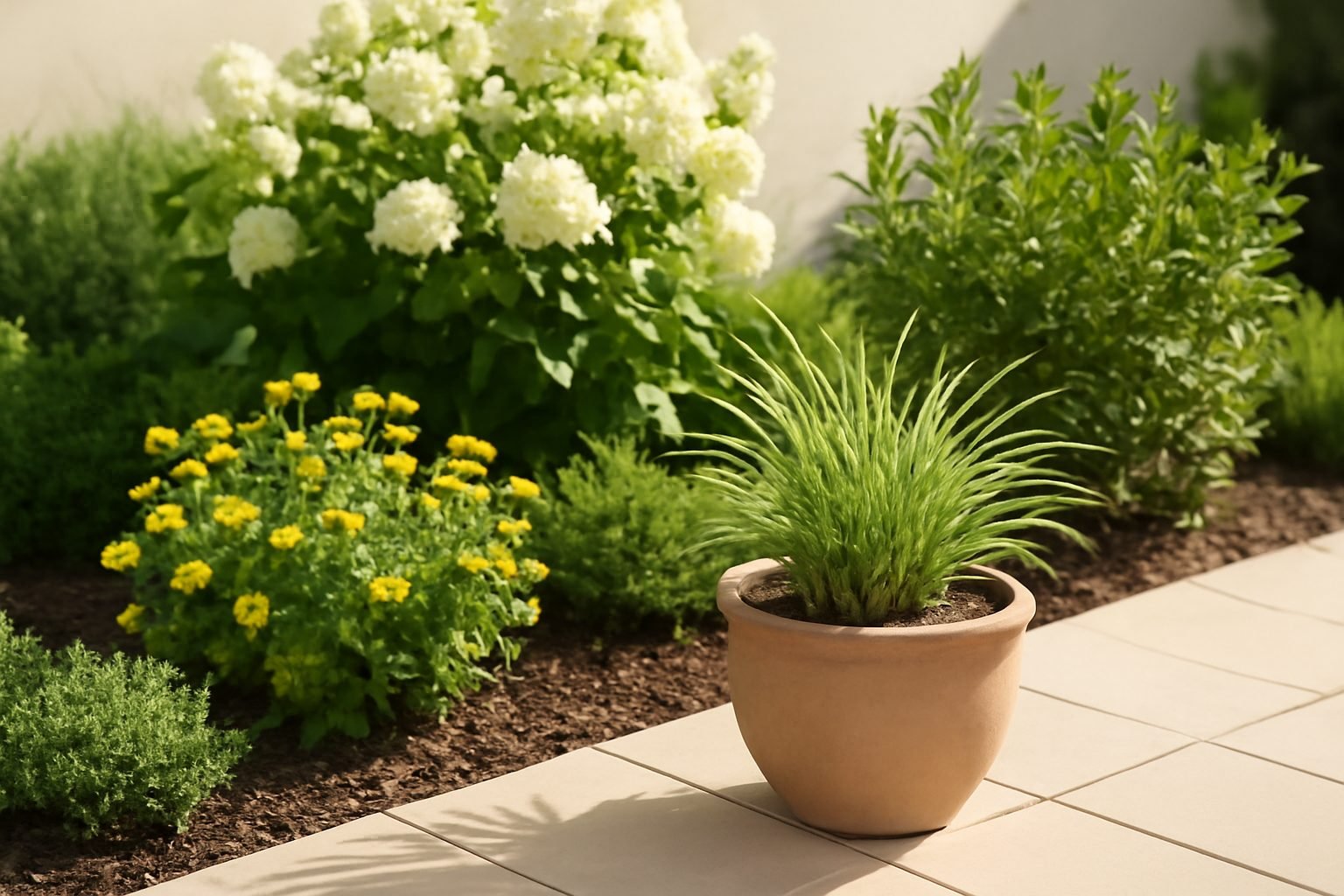 Kleinen Garten pflegeleicht gestalten in 6 Schritten
