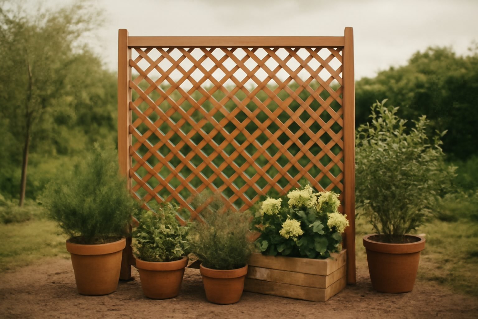 Kreativer Sichtschutz für den Garten zum Selberbauen