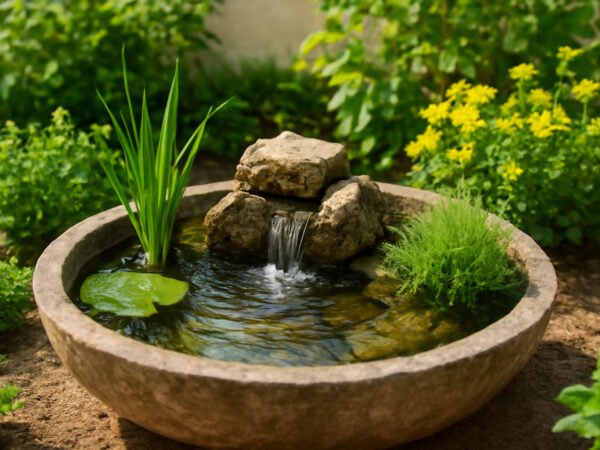 Pflanzen Miniteich überwintern — so geht es richtig
