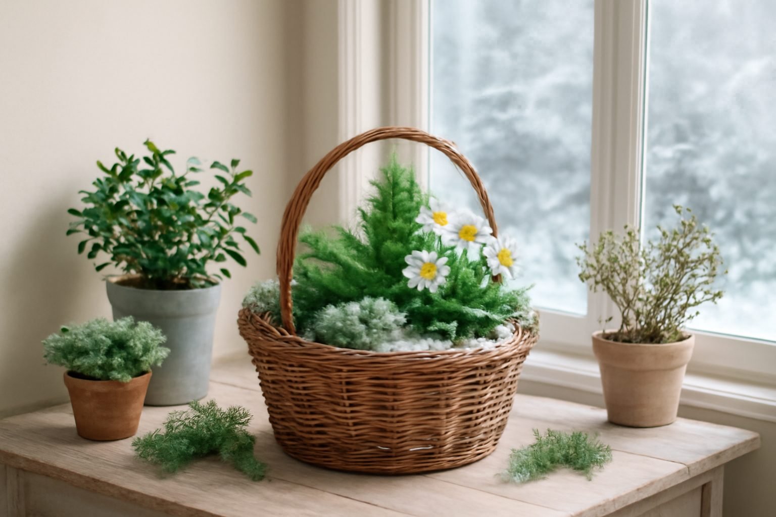 Schlichte Winterdeko für den Garten — 21 einfache Varianten