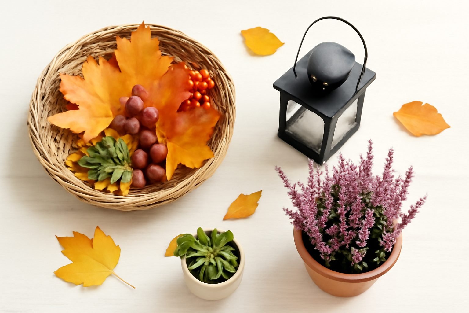 Selbstgemachte Herbstdeko für die Terrasse in 6 Schritten