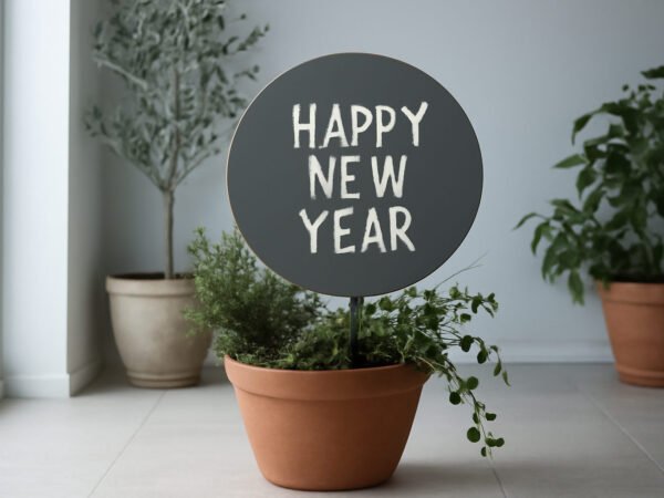 Silvester Dekoration für den Vorgarten — günstig statt teuer
