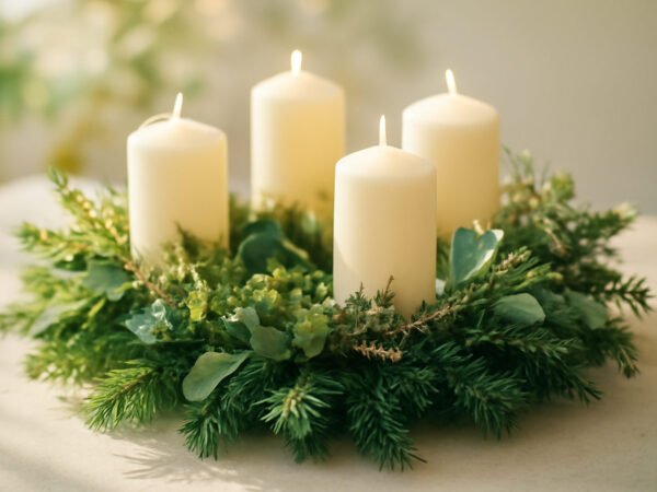 Türkranz für den Advent selber binden ohne Vorkenntnisse