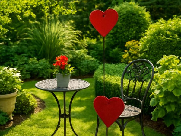 Valentinstag Deko für die Terrasse — günstig statt teuer