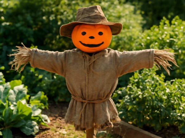 Vogelscheuche für Halloween Umgestalten in 6 Schritten