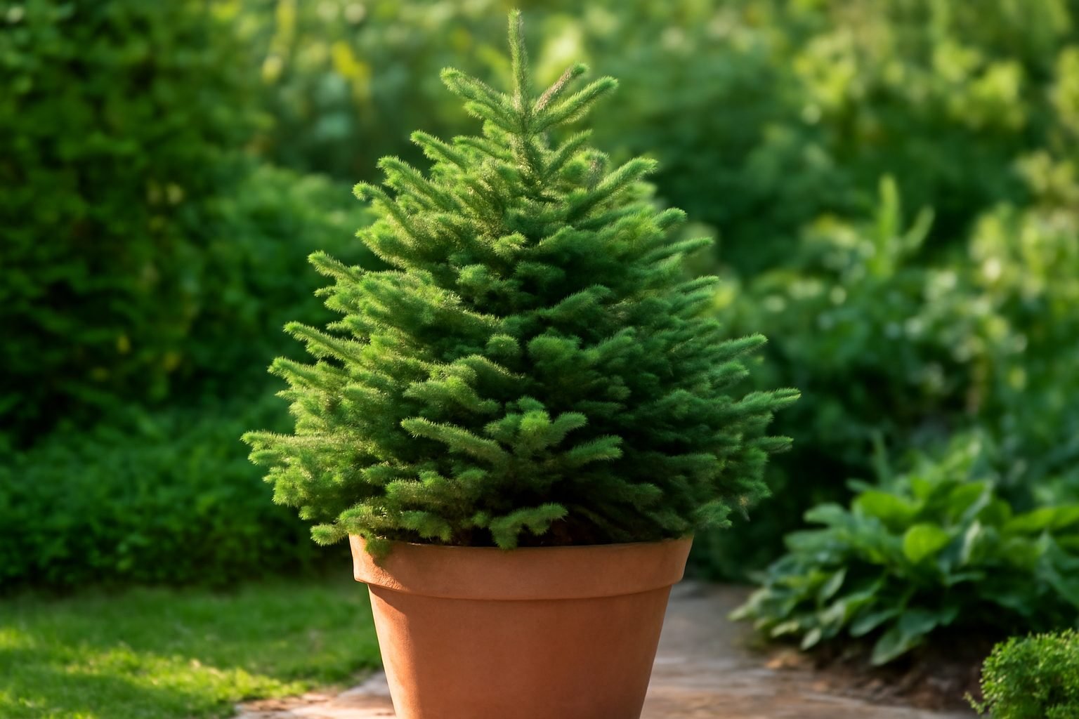 Weihnachtsbaum im Topf draußen lagern ohne Vorkenntnisse