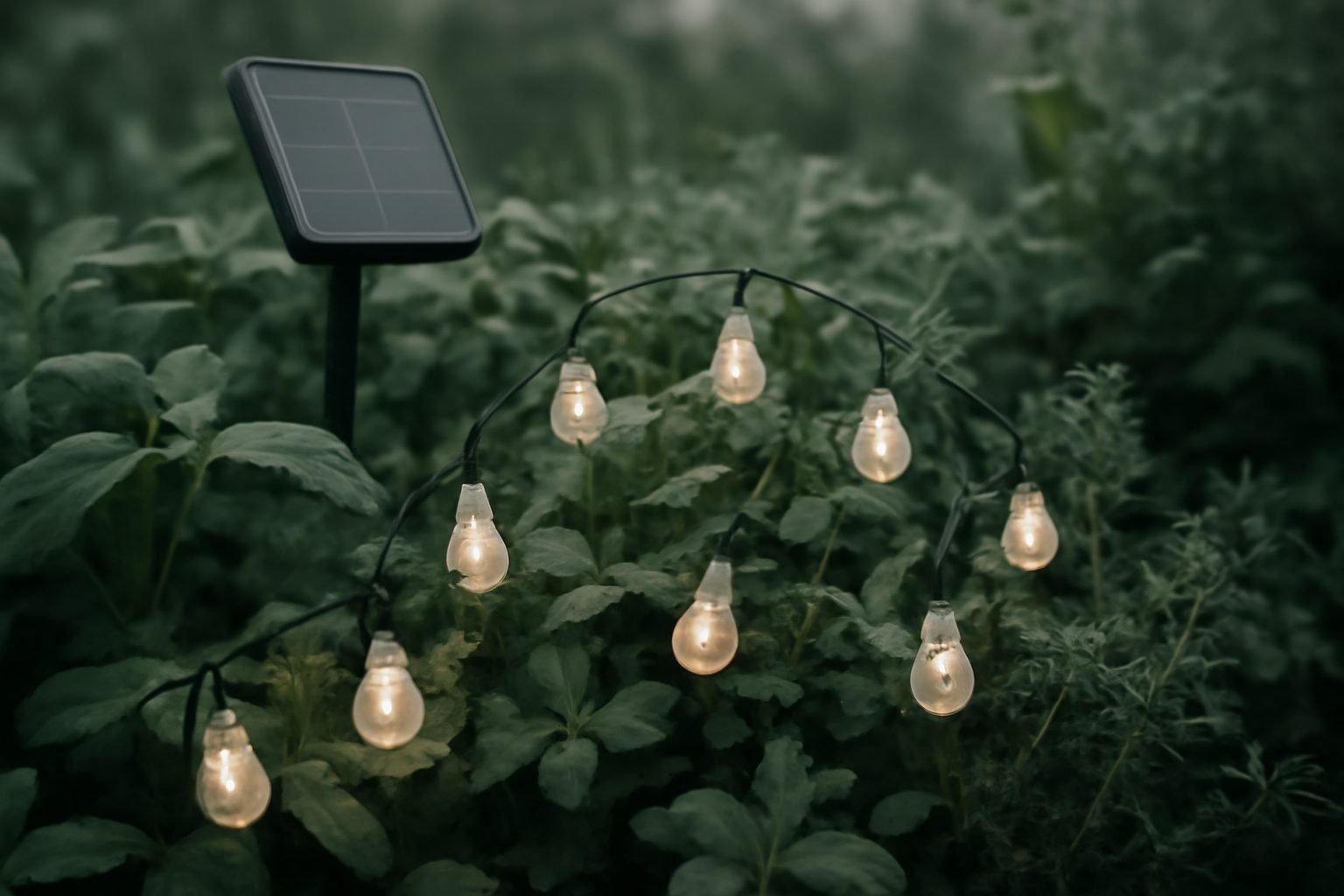 Weihnachtsbeleuchtung Solar für den Garten