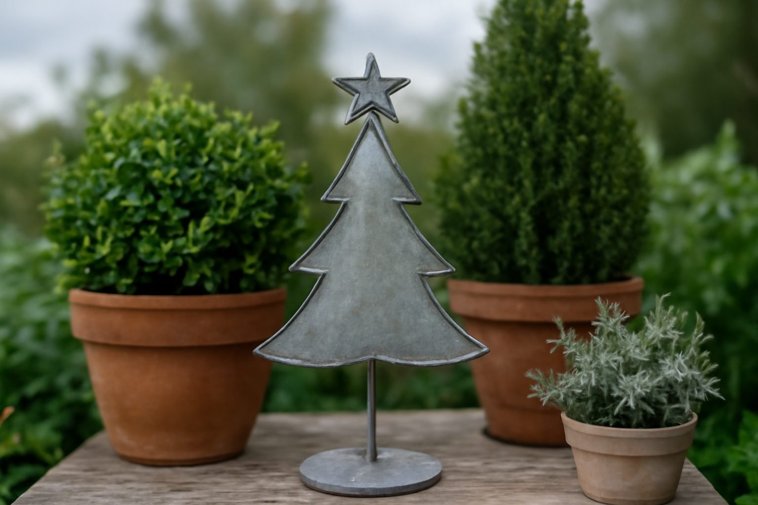 Weihnachtsdeko 2026 Trend für den Vorgarten
