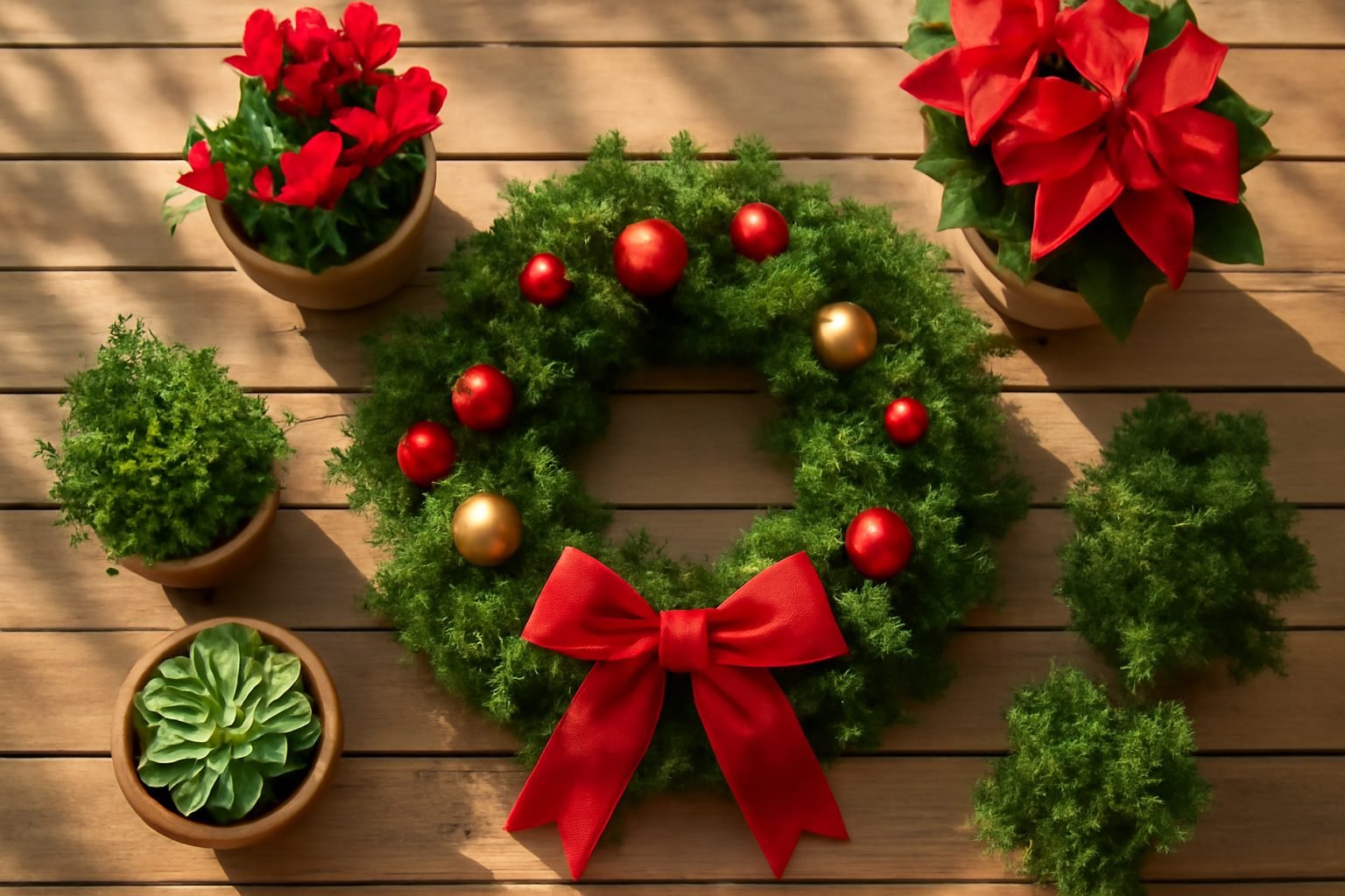 Weihnachtsdeko 2026 Trend für die Terrasse