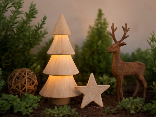Weihnachtsdekoration Ideen für den Vorgarten