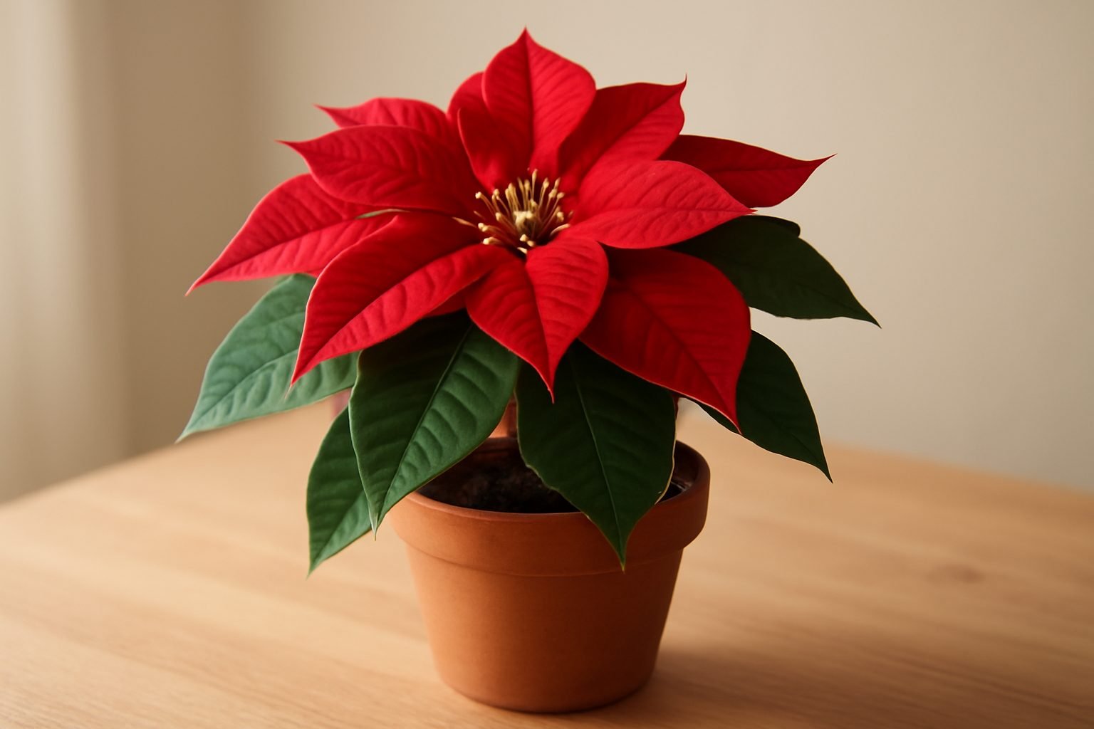 Weihnachtsstern Pflanze für Anfänger ohne teure Anschaffung