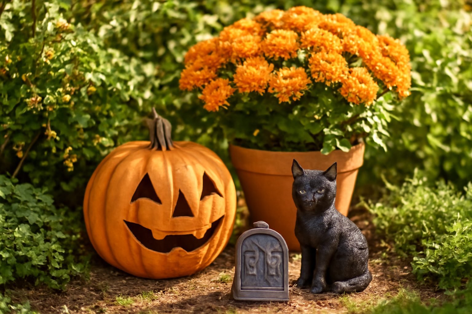 Wetterfeste Halloween Beleuchtung für den Garten