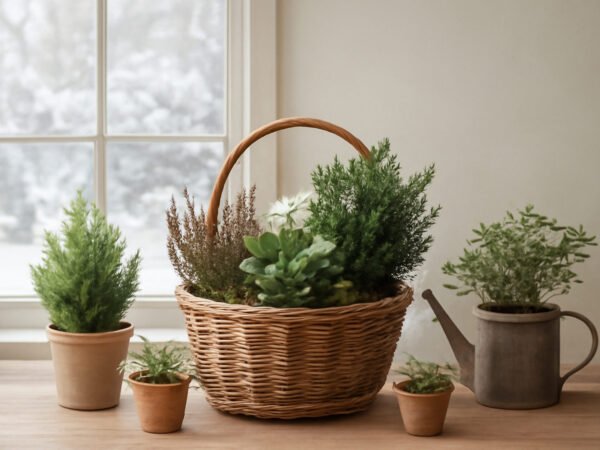 Winterdeko Garten für kleine Wohnungen