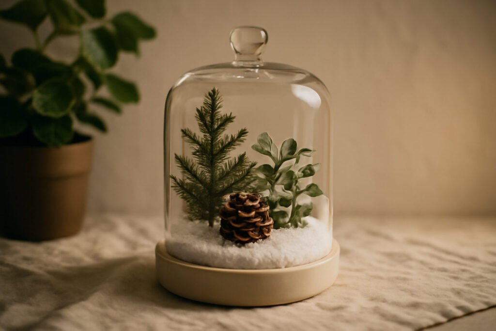 Winterdeko Garten im Glas: 5 Lösungen, die helfen