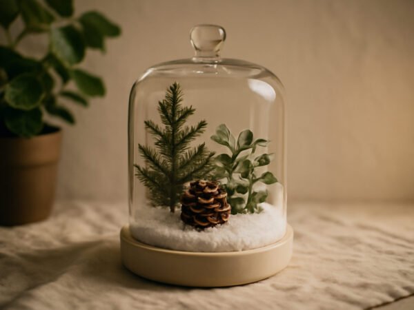 Winterdeko Garten im Glas: 5 Lösungen, die helfen