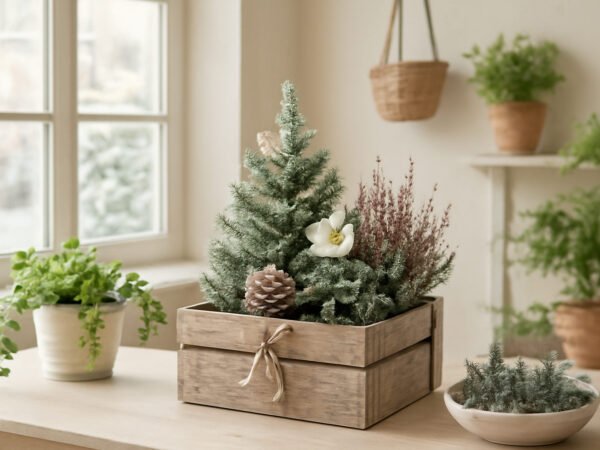 Winterdeko Garten mit Naturmaterialien ohne Vorkenntnisse