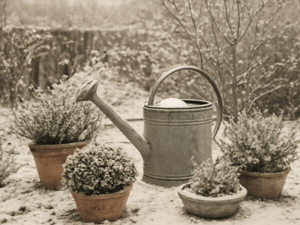 Winterdeko Garten Vintage: 8 Ideen für wenig Geld