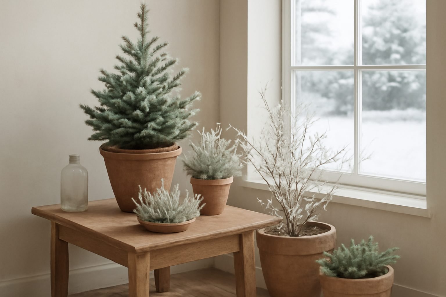 Winterdeko Januar Februar für den Garten: was wirklich hilft