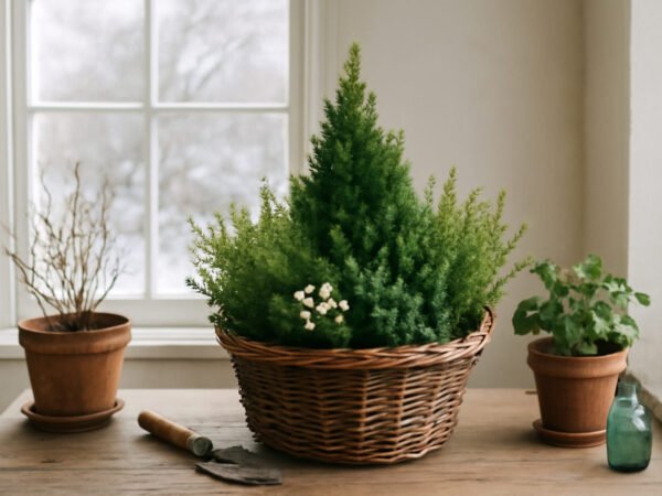Winterdeko Kindergarten für den Garten