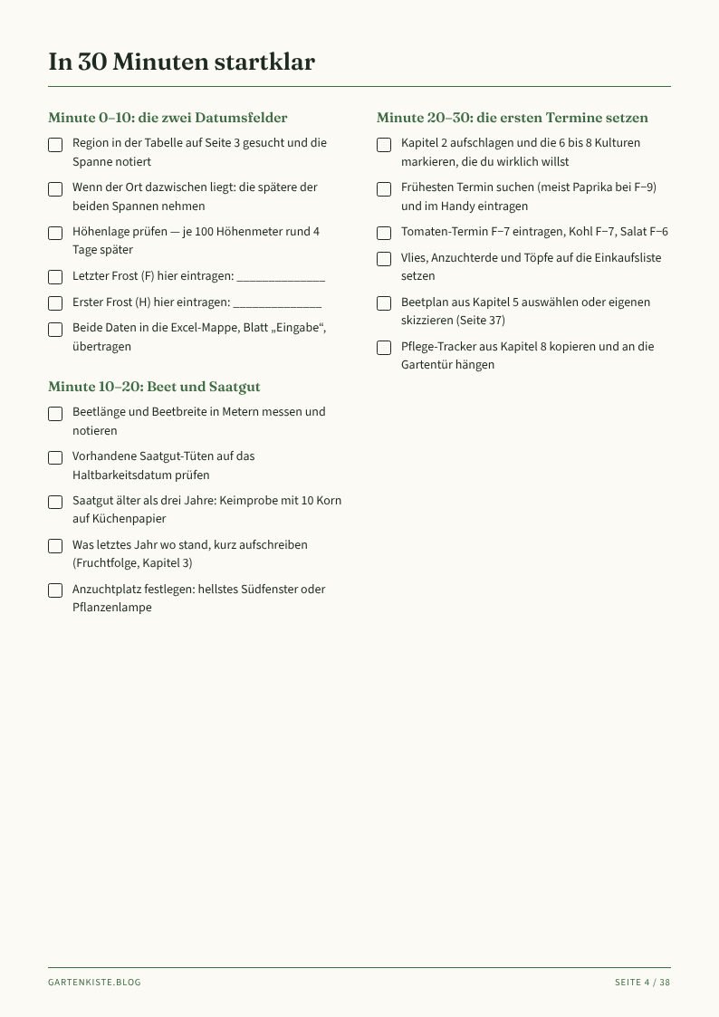 Der Beet-Fahrplan – Vorschau Seite 5